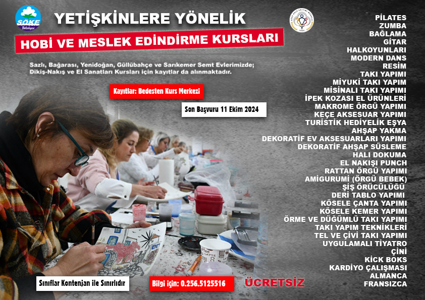 Yeni dönem kurs kayıtları başladı